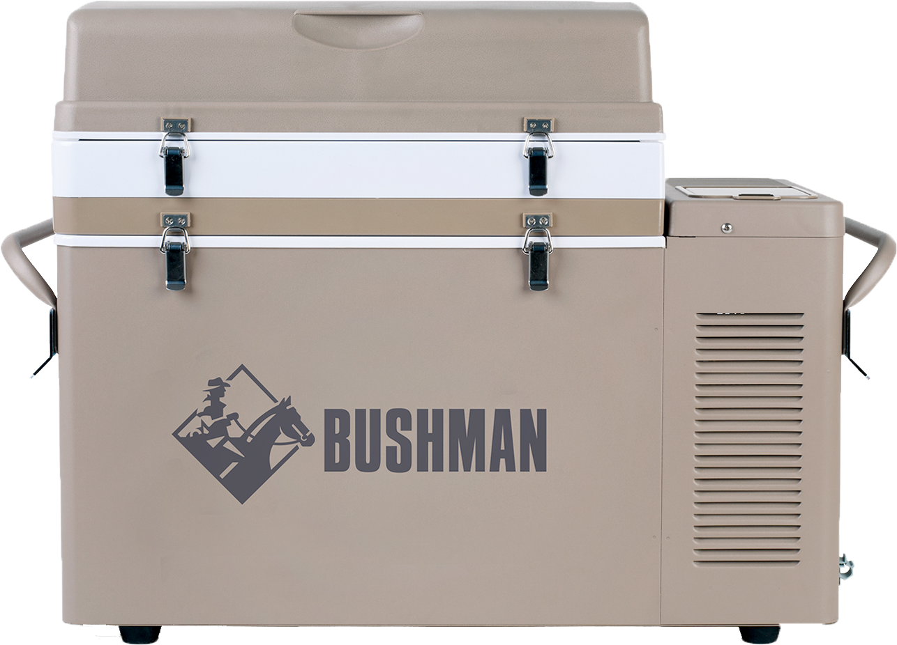 Bushman Original Portable Camping Fridge Freezer with expansion